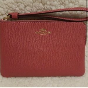 Coach, rouge, wristlet, wallet. NWT
